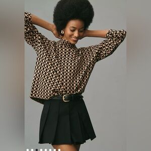 Anthropologie Cary’s  Mockneck Sweater by Maeve. L.